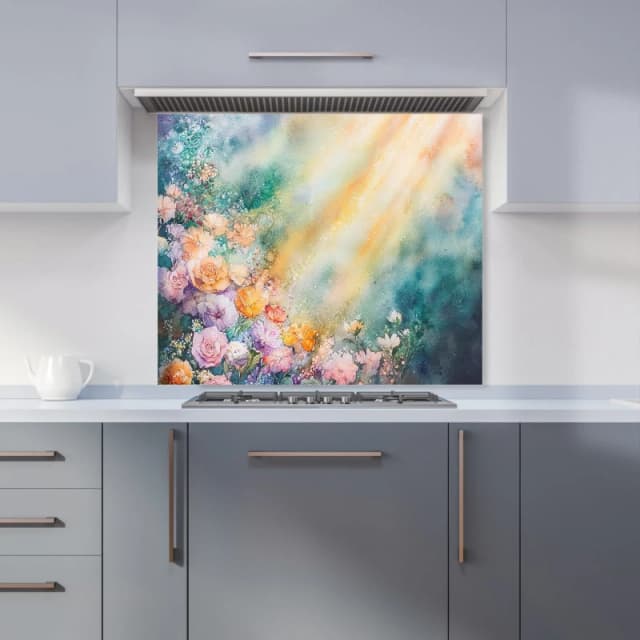 Designer Kitchen Splashbacks Ava Sterling: 00006 Kitchen Splashback Size: 600mm x 750mm Multicolor Unisex 600mm x 750mm