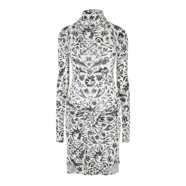 Off White Womens Mini Dress White female 4 (3XS)