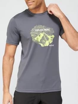 Regatta Fingal Logo T-Shirt - Grey