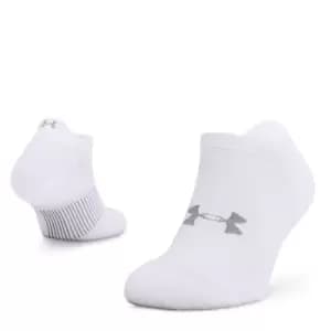 Under Armour Dry Run No Shoe Socks - White