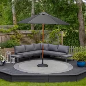 Kratos 2.5m Wooden Parasol