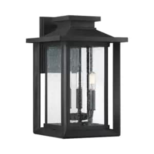 Quoizel Wakefield Outdoor Wall Lantern Earth Black, IP44