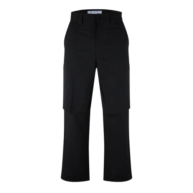 Off White Mens Crpntr Cotton Cargo Trousers Black male S
