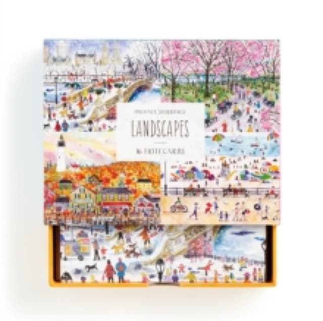 Michael Storrings Landscapes Blank Greeting Card Assortment. Postcard book or pack. By Galison Books