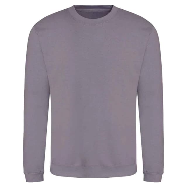 AWDis AWDis Just Hoods Crew Neck Plain Sweatshirt (280 GSM) in Pale Lilac Size: X-Small Pale Lilac XS Unisex 5063425550210
