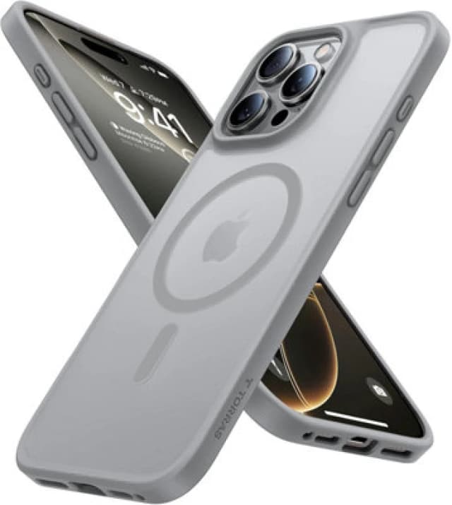 Torras Guardian Magnetic Case For iPhone 16 Pro Max Grey