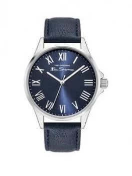 Ben Sherman Blue Dial Blue Strap Watch, Blue, Men