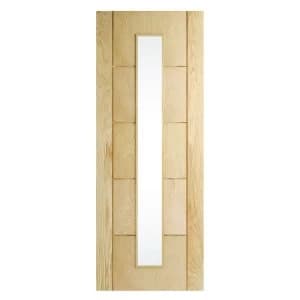 Wickes Thame Internal Glazed 5 Panel Oak Veneer Door - 1981 x 686mm
