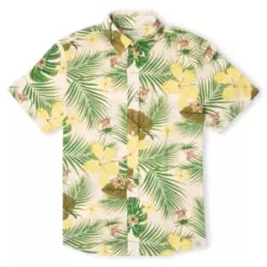 Pokemon Exeggutor Tropical Print Shirt - Cream - S