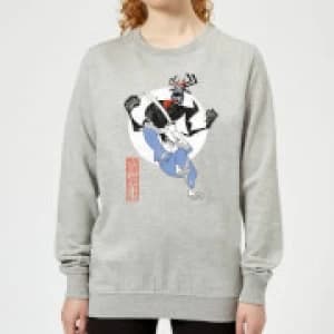 Samurai Jack Eternal Battle Womens Sweatshirt - Grey - L