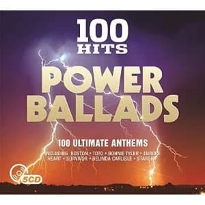 Various Artists 100 Hits Power Ballads CD
