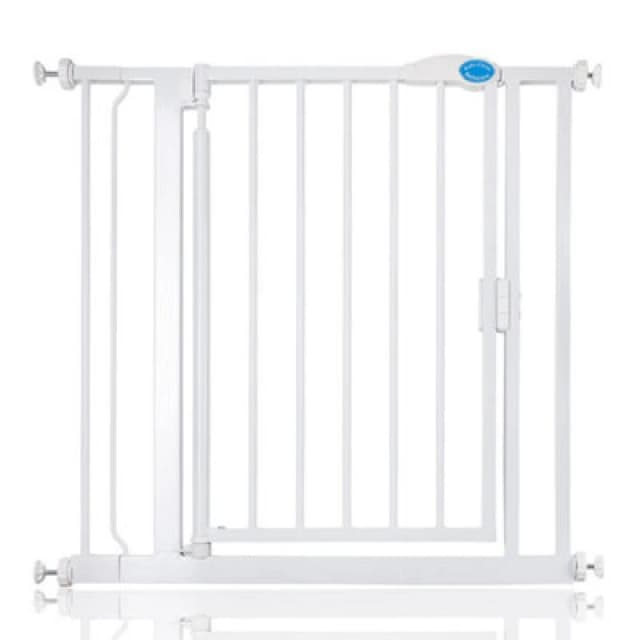 Bettacare Auto Close Pet Gate, 82.2Cm - 89.2Cm, White, Pressure Fit Stair Gate For Dog & Puppy