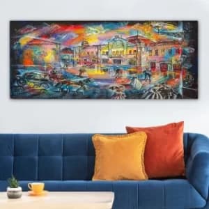 YTY2206521390_50120 Multicolor Decorative Canvas Painting