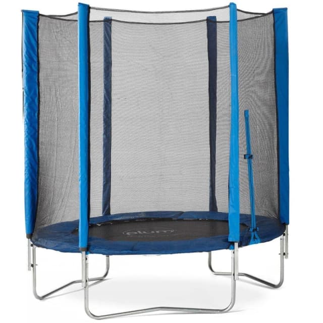 Plum Play Plum Junior 6ft Trampoline & Enclosure Blue unisex 182 x 182