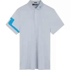 J Lindeberg Golf Heath Regular Fit Golf Polo - Grey