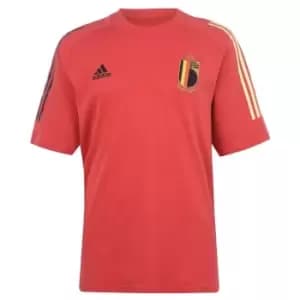 adidas Belgium T Shirt Mens - Red
