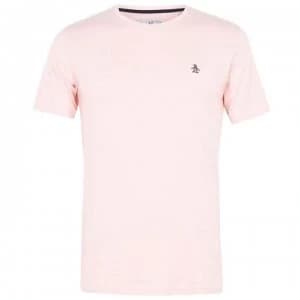 Original Penguin Short Sleeve Crew Neck T Shirt - 682 Impat Pink