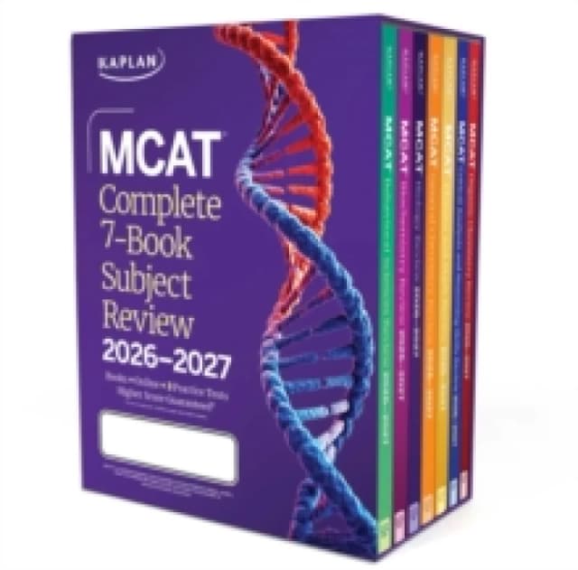 MCAT Complete 7-Book Subject Review 2026-2027, Set Includes Books, Online Prep, 3 Practice Tests Paperback / softback