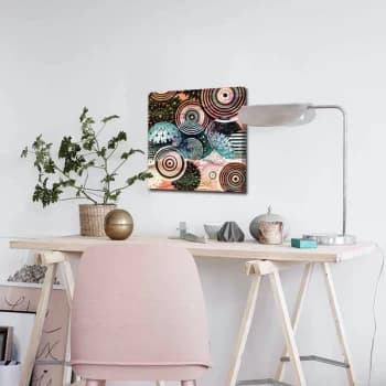 4545ABSC - 002 Multicolor Decorative Canvas Painting