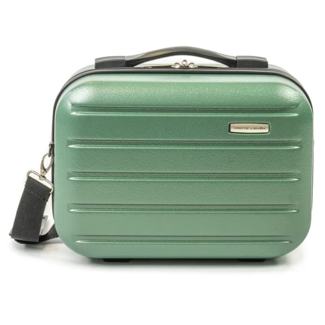 Pierre Cardin Voyager Hard Shell Cabin Case Flight Bag Luggage Khaki unisex VanityCase