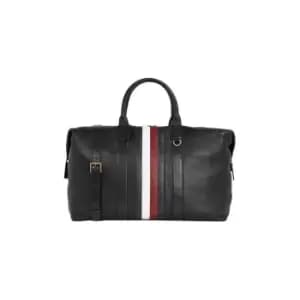 Tommy Hilfiger Th Premium Leather Duffle - Black