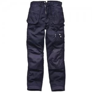 Dickies Mens Eisenhower Multi Pocket Trousers Navy Blue 32" 32"