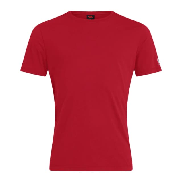 Canterbury Canterbury Men Club Plain T-Shirt in Red Size: X-Small Red XS Male 5063806452911