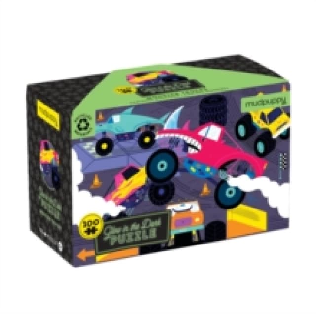 Monster Trucks 100 Piece Glow in the Dark Puzzle Jigsaw
