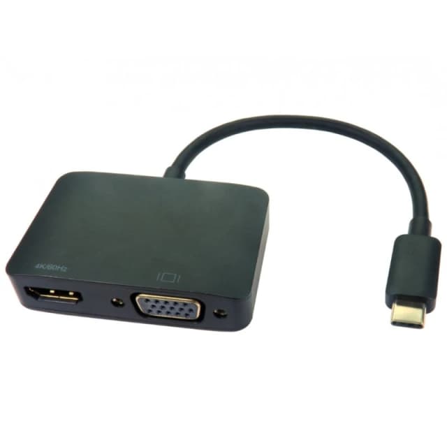 Cables Direct USB3C-HDMI-VGA014K USB graphics adapter 3840 x 2160 pixe