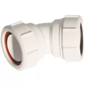 McAlpine Multi Fit 135deg Bend 1 1/2" in White