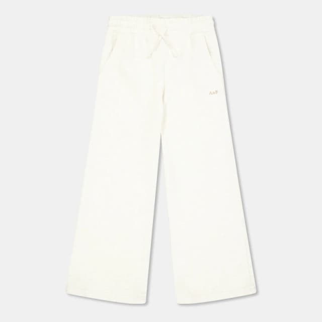 Abercrombie and Fitch Kids Open Hem Fleece Joggers Oatmeal J82 female 15-16Y