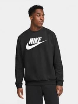 Nike Sportswear Modern Crew Sweat, Black Size M Men