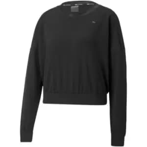 Puma Safari Glam Crew Training Sweatshirt Womens - Black