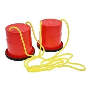 Pre-Sport Unisex-Youth Essential Stilts, Black/Red, One Size