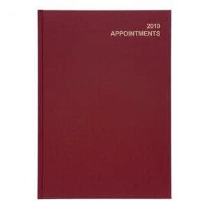 Office 2019 Appointment Diary Day To Page A4 Red 941068