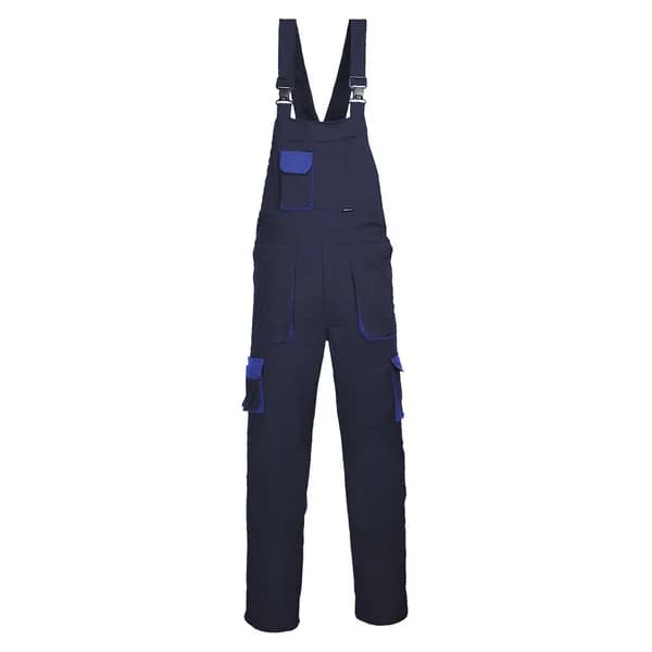Portwest Texo Contrast Bib and Brace TX12NATM Colour: Navy