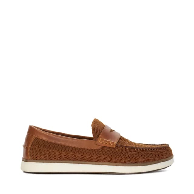 Dune London Mens Berklee Loafers Tan male 7 (41)