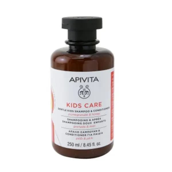 Apivita Kids Care Pomegranate & Honey Conditioner & Shampoo 250ml