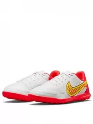 Nike Junior Tiempo 9 Club Astro Turf Football Boot, White, Size 10