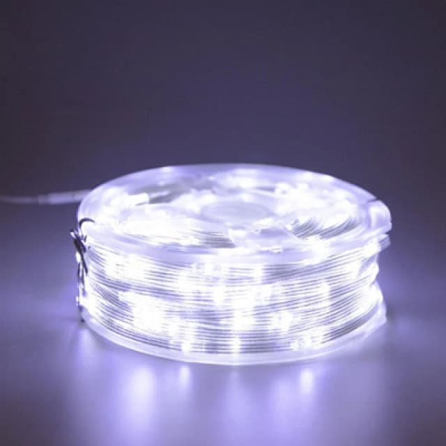 Shatchi 50M Cool White 500 LED String Lights 8 Modes Auto Timer Fairy Lights - Flexible Indoor-Outdoor