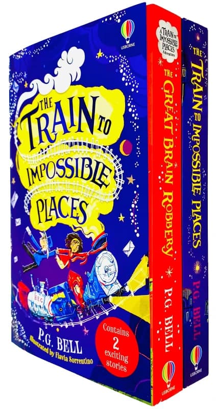 Train To Impossible Places Series 2 Books Collection Set by P. G. Bell Paperback NEW P.G. Bell Books