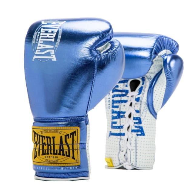 Everlast 1910 Fight Gloves Blue unisex 10oz