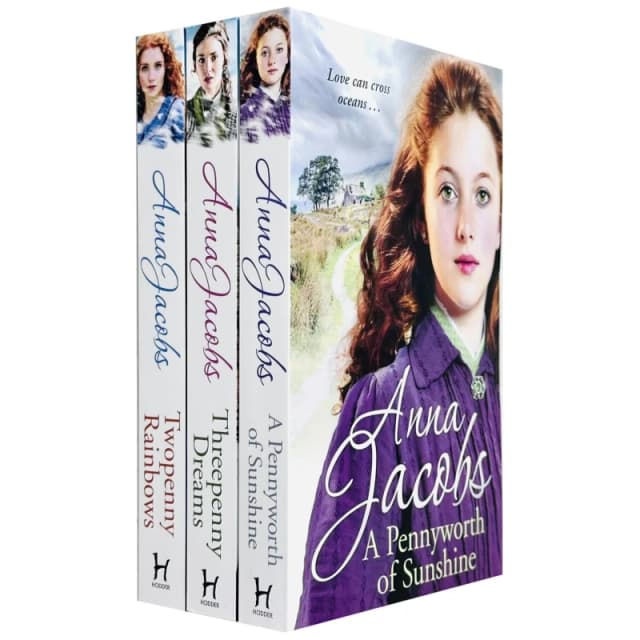 Anna Jacobs Michaels Family Series 3 Book Set A Pennyworth Of Sunshine Twopenny Rainbows Threepenny Dreams Anna Jacobs Books
