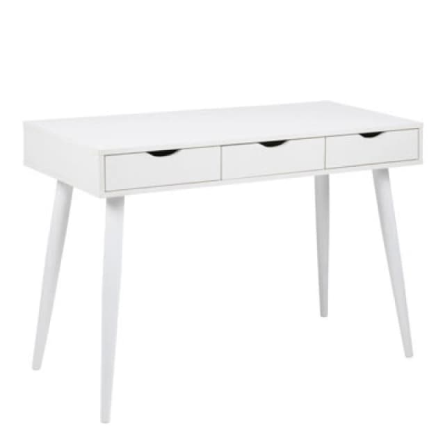 Furniture To Go Neptun 3 Drawer Office Desk In White