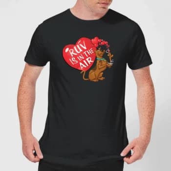 Scooby Doo Ruv Is In The Air Mens T-Shirt - Black - 3XL - Black