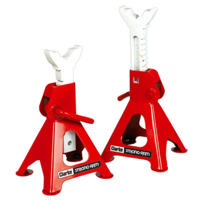 Clarke Axle Stand Professional 6 Ton 6T Tonne Fixed Stands Lift Jack Cax6Tbc