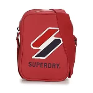 Superdry SPORTSTYLE SIDE BAG womens Pouch in Red - Sizes One size
