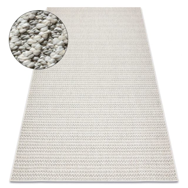 RugsX Carpet Jersey 19236 Grey - Structural, Loop Boho 80X150 Cm