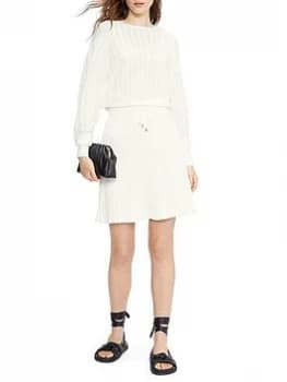 Ted Baker Briyele Pointelle Knit Dress - Ivory , Ivory, Size 2=10, Women