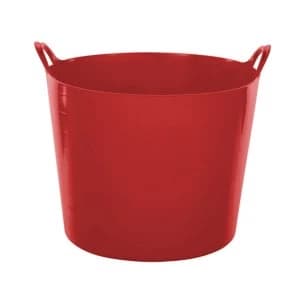 Whitefurze Flexible Tub 39L Red